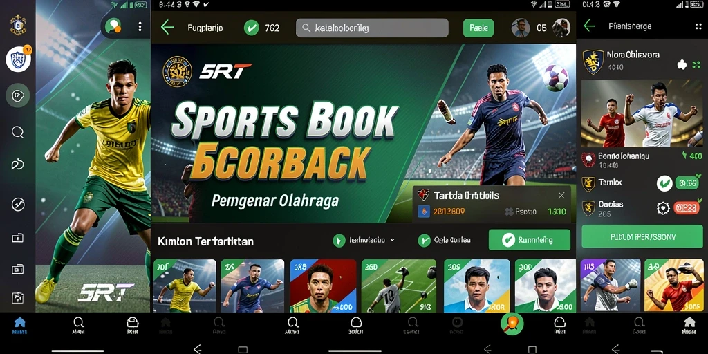 Screenshot dari gameplay seru aplikasi sportsbook 5RT.