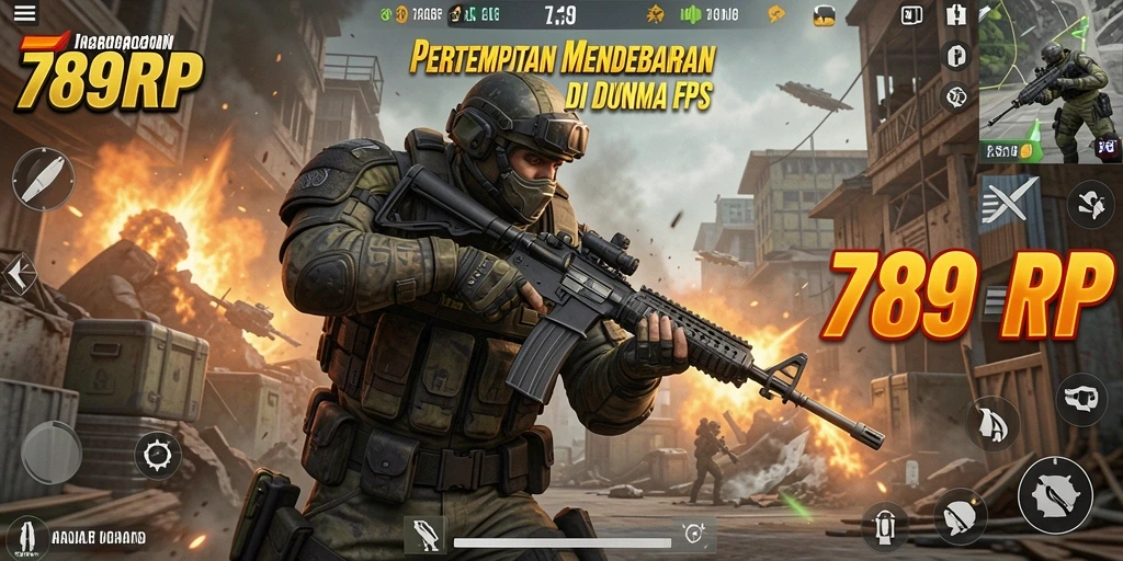 Tangkapan layar dari gameplay intens di 789RP.