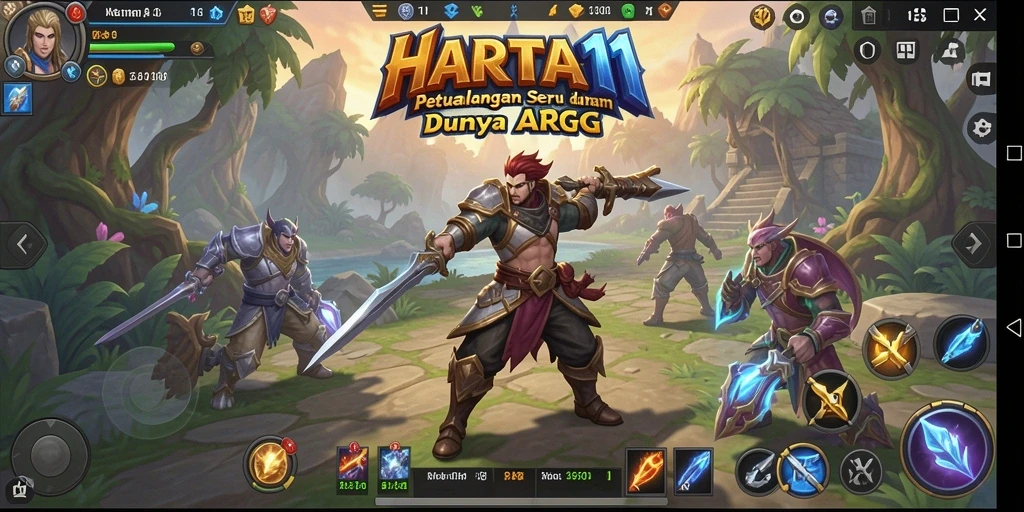 Menampilkan gameplay seru dan aksi mendebarkan dari HARTA11.
