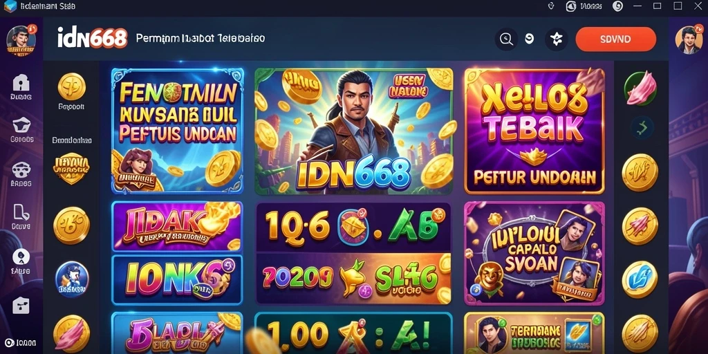 Screenshot gameplay IDN668 yang menampilkan keseruan bermain Slot.