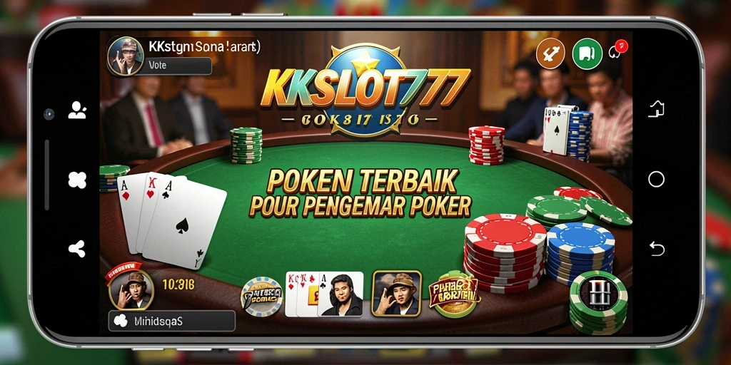 Gameplay menarik dari KKSLOT777 yang menampilkan kompetisi poker.