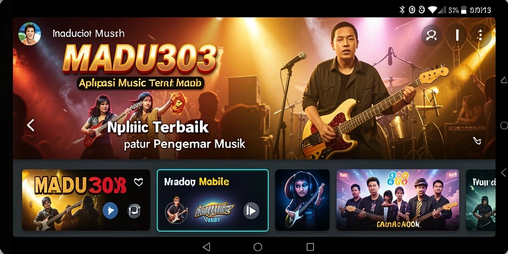 Tangkapan layar gameplay <strong>MADU303</strong> menampilkan pengalaman bermain musik yang seru dan interaktif.