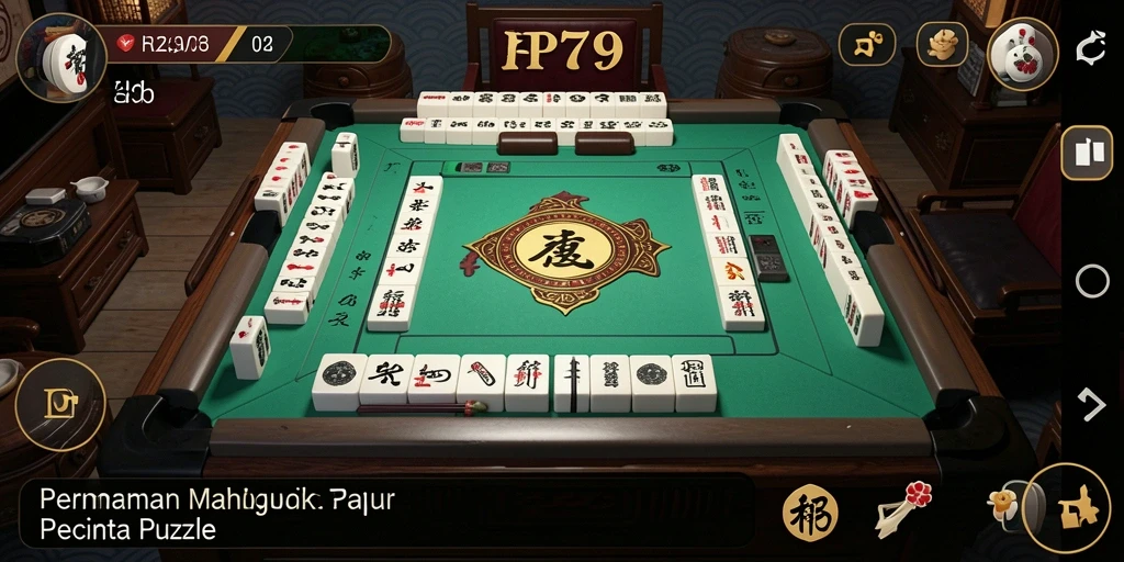 Tampilan permainan Mahjong RP79 yang menarik dan menantang.