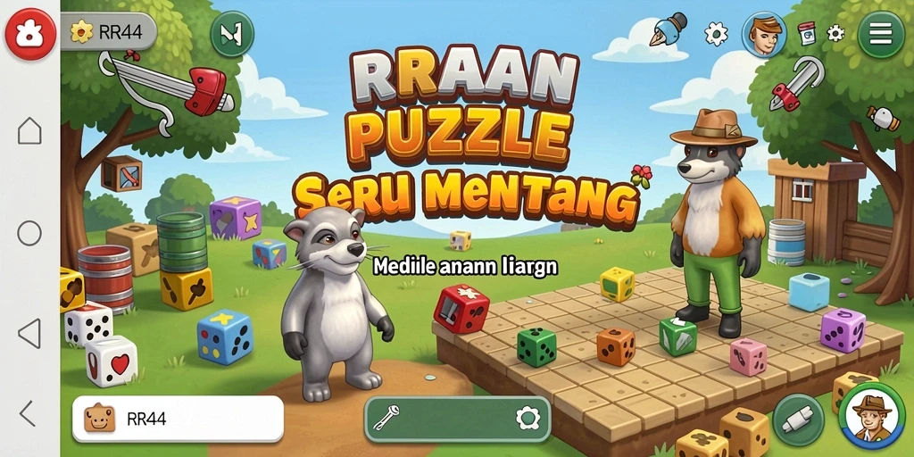 Tampilan gameplay RR44 yang menantang dan seru.
